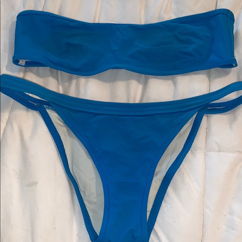 Solid and Striped bikini set